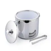 Whitehill Barware - Stainless Steel Ice Bucket with Tongs