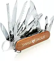 Swiss Eagle Multitool, Classic Army Knife, 30 Tools, Outdoor Camping Tool Set AU