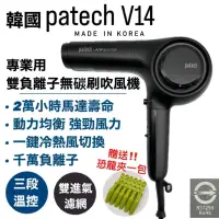 在飛比找蝦皮購物優惠-幸福髮讚 現貨秒出 韓國patech V14專業用雙負離子無