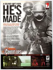 Print Ad 2000 Tom Clancy's Rainbow Six Covert Ops PC Original Promo Poster Art