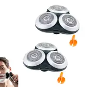 2pcs Replacement Heads for Philips Shavers Series 9000 Replacement Blades for Electric Razor(Non Original)
