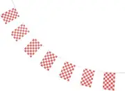 Kisangel Race Car Decorative Flag Checkered Flags for Racing Events Birthday Decor Party Supplies Outdoor Decor
