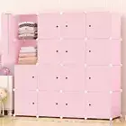 Fashion Macaron Color 6/8/12/16 Cubes Storage Cabinet Wardrobe Toy Book Shelve