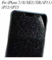 Diamond Glitter Plastic Screen Protector For iPhone11/ iP12/ iP13/ iP14/SE2/iP15
