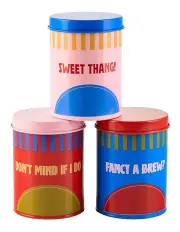 [Hottie] Sunnie Canister Set 3 Piece in Multi