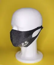 Mask Fashion Smiley Face Logo Face Cover Cloth Reusable Washable Color Gray