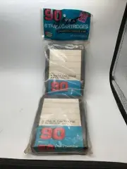 Kmart - 2 Pack 90 Minutes Blank 8-Track Cartridge Tapes - 3 Hours Recording
