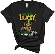 [Generic] This is My Lucky St. Patrick's Day Pajama Shirt, Lovely Leprechaun Xylophone Squad, Shamrock Unisex T-Shirt