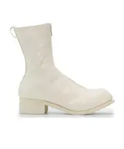 zipped-up boots 37 White