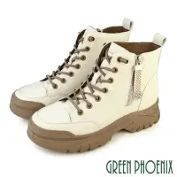在飛比找博客來優惠-【GREEN PHOENIX】女 短靴 休閒鞋 高筒 水鑽飾
