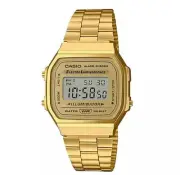 Casio Vintage A168WG-9WDF A168 Men Women Gold Band Square Digital Watch 37.5mm