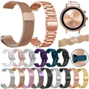For Garmin Vivoactive 4S Venu 2S / Fossil Gen 6 5E 42mm Watch Strap Band 18mm