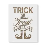 Smell My Feet Stencil - Reusable Stencils for DIY Crafts