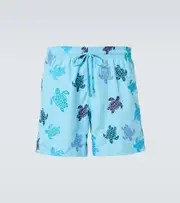 [Vilebrequin] Vilebrequin Turtle printed swim shorts UK 34 blue