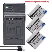 NP-BK1 Battery or charger for Sony CyberShot DSC-S750 DSC-S950 W190 W370 PMI PM5