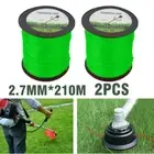AU 2Pcs 210M COMMERCIAL USE TRIMMER LINE 2.7MM MOWING Whipper Snipper Cord Green