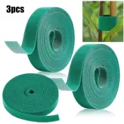 3Pcs Planting Ties Hook and Loop Garden Ties Reusable Twist Ties Nylon qrwhz