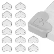 Corner Protectors 24Pcs Table Corner Protectors(Heart-shaped, Grey)