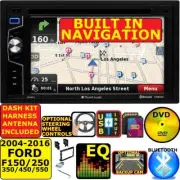 2004-2016 FORD F & E SERIES NAVIGATION GPS CD/DVD BLUETOOTH Car Radio Stereo (for: Ford)