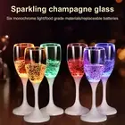 Flashing Led Drinkware Glow the Dark Shot Glasses Light Up Wine Champagne