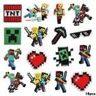 16x Minecraft Embroidery Applique Patches Sew Iron On for Clothes Kids Backpack✧