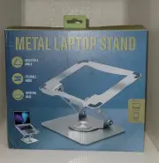 360° Rotating Adjustable Laptop Stand Riser Notebook Computer Holder Desk