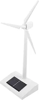 Generic Solar Windmill Solar System for Robot Fire Truck Fidget Science School Educational Educational Assemble Teaching Prop Plastic White