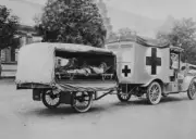 German ambulance Eastern Front WWI 1915Krieg in Bildern Old Photo
