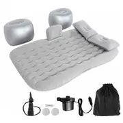 Inflatable Car Back Seat Mattress Portable SUV Travel Camping Soft Rest Air Bed