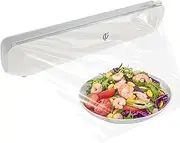 Food Wrap Dispenser,Plastic Wrap Dispenser with Cutter,Wrap Dispenser,Cling Film Dispenser,Food Plastic Wrap Dispenser,Cling Wrap Dispenser with Slide Cutter for Tin Foil Baking Paper