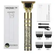 Men's USB Electric Hair Clippers Trimmer Beard Shaver Cordless Groomer Gift Kit