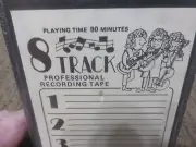 8 TRACK TAPE BLANK FOR RECORDING 80 MIN RECORD TIME QTY OF 3 SEALED