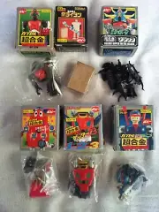 6 POPY CGA Capsule POPNICA series, GOLD LAITAN, RAIDEEN, GETTER 3, ROBOT JR, etc