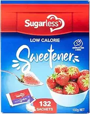 Sugarless Low Calorie Sweetener 132 Sachets