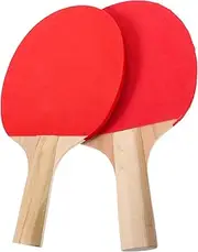 KOMBIUDA 1 Pair Wooden Table Tennis Racket Table Tennis Training Rackets Sturdy Table Tennis Rackets Outdoor Table Tennis Supplies Sports Table Tennis Paddles Adults Table Tennis Bats