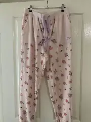 Peter Alexander Ladies Pyjama Pants Pink Flowers Large