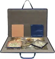 Jigsaw Puzzle Case Portable Puzzle Storage Puzzle Board with Six Sorting Trays