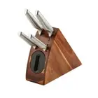Wiltshire Staysharp Premium Radius 5pc Knife Block Set W/ Built in Sharpener