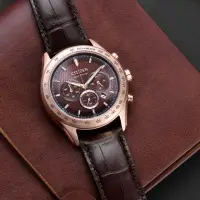 在飛比找momo購物網優惠-【CITIZEN 星辰】Chronograph系列 三眼計時