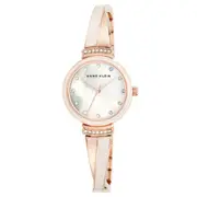 Anne Klein Swarovski Crystal Accents Pink Bangle Women's Watch - AK2216BLRG