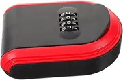 SHINEOFI Key Lock Box Wall Mounted Key Storage with Combination Code Secure Design for Outdoor Indoor Use for Home Rentals
