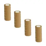 12 Rolls Flat Back General Purpose Adhesive Tape - 2" x 55 Yards - 4.8 Mil