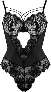 [Generic] Maternity Lingerie Sexy Embroidery Cutout Crochet Ladies Strap Underwear Bandage Teddy Lingerie Strapless Lingerie for Women