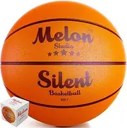 Melon Studio Silent Basketball | Size 7 (29.5") | Indoor Quiet Foam Ball for Dribbling