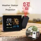 Digital Projection Alarm Clock Temperature Humidity Gauge for Indoor Outdoor
