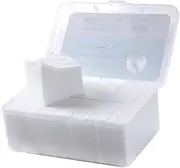 WOFASHPURET 1000Pcs Facial Makeup Pads Thin Non Woven Cosmetic Pads for Makeup Removal Skin Friendly and Water Saving for Toner and Lotion Application Includes Storage Box