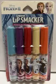 Disney Frozen Liquid Lip Smacker Best Flavor Forever 5 Pack Free Fast Shipping