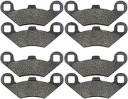 Motorbike Brake Pads For P/olaris H/awkeye 300 2x4 4x4 2007-2009 330 ATP 500 2004-2005 400 S/portsman HO 2008-2011 Front and Rear Brake Pads 4pairs