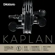 D'Addario Kaplan Golden Spiral Solo Violin Single E String, 4/4 Scale, Heavy Tension