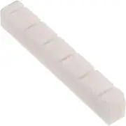 HALLMERS 6mm x 8.5mm x 52mm Guitar Bone Slotted Nut Replacement Part, 43mm E to E String Spacing (Classical Acoustic)